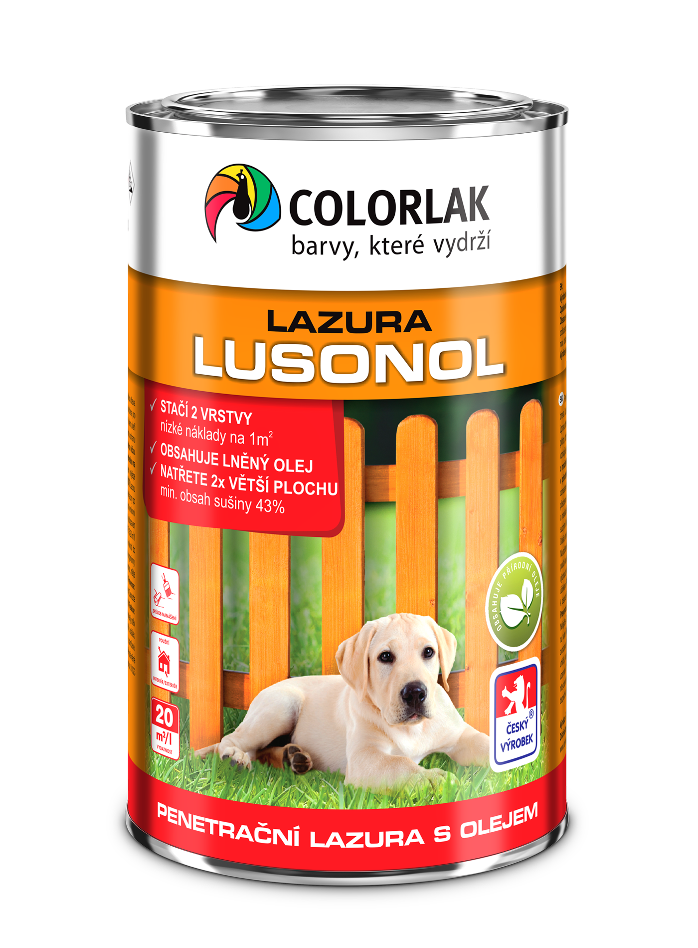 Colorlak Lusonol S1023/C0024 Palisandr světlý 0,9 l
