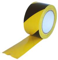 EUROPACK Výstražná páska 48 mm x 66 m - PP - žlutočerná - levá(36)