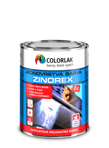 Colorlak Zinorex S2211/8177 Ral 3000 Ohnivě červená 3,5 l 