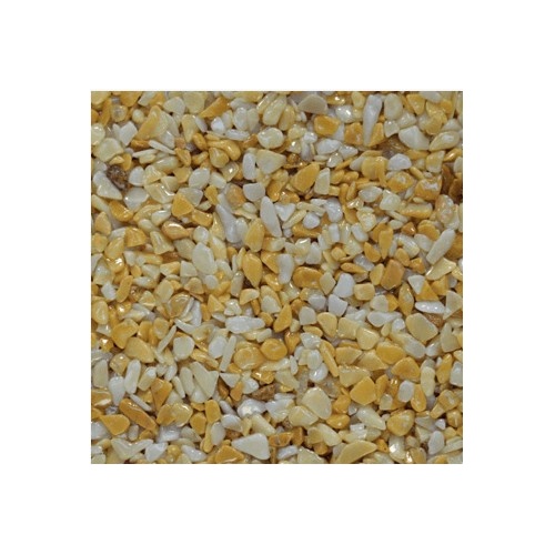 DenBraven Mramorové kamínky světle šedé 3 - 6 mm pro kamenný koberec (pytel 25 kg)