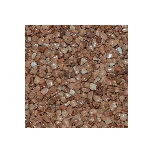 DenBraven Mramorové kamínky hnědošedé 3 - 6 mm pro kamenný koberec (pytel 25 kg)