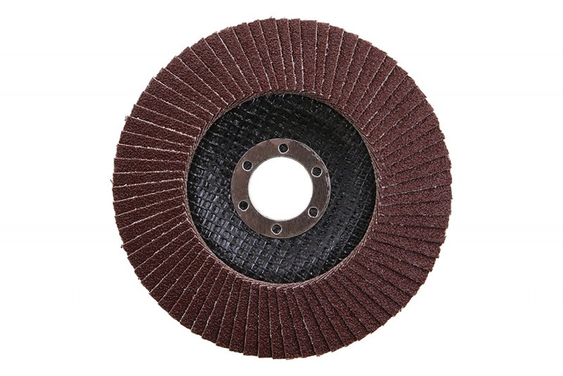 Kotouč lamelový brusný na kov Ø 115 x 22,23 mm, zrnitost 100